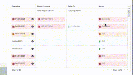 column selector