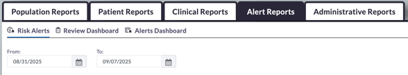 alert reports