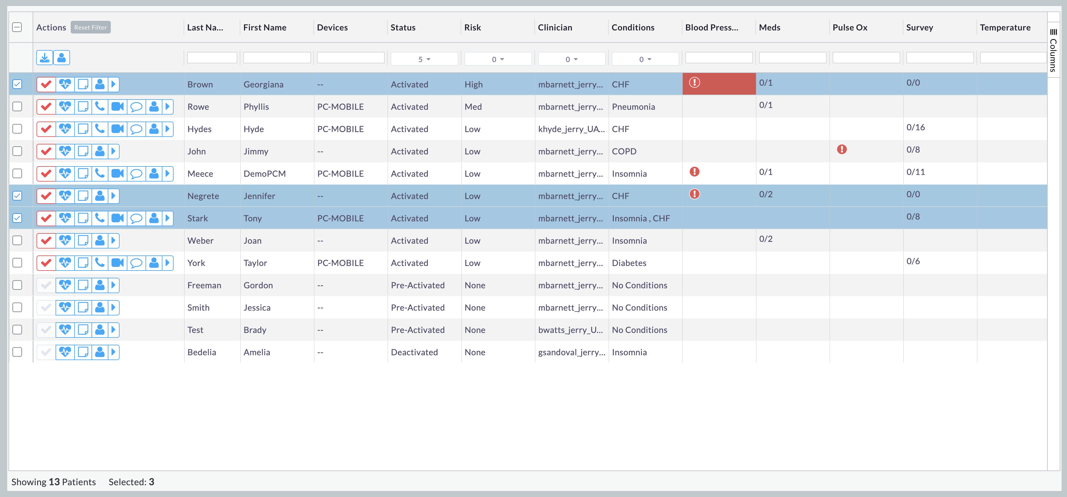 CC2 1.150 - Grand Canyon Release - Patient List UI