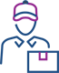 Delivery Man with Box