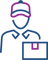 Delivery Man with Box