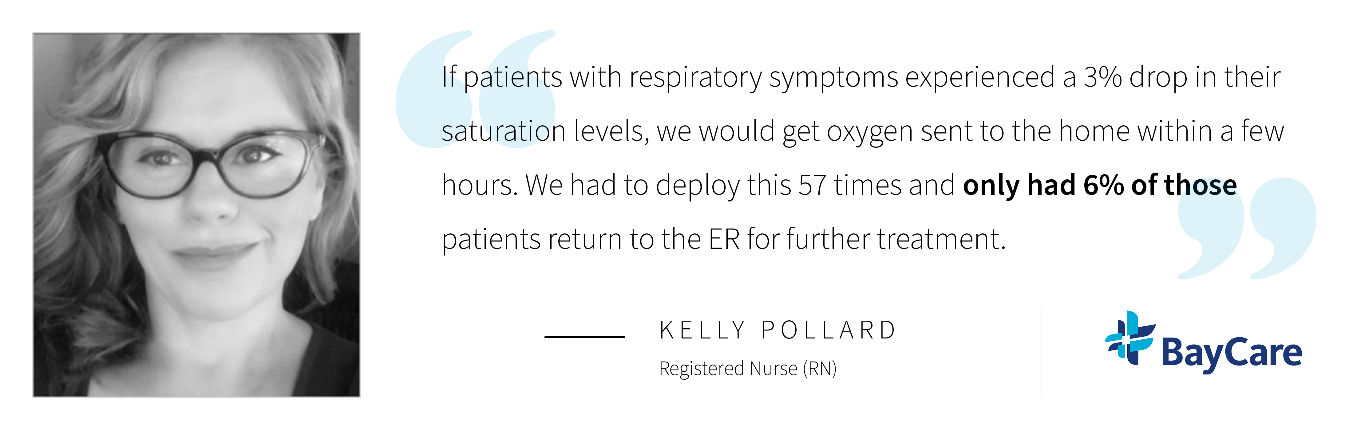 Kelly Pollard BayCare Quote