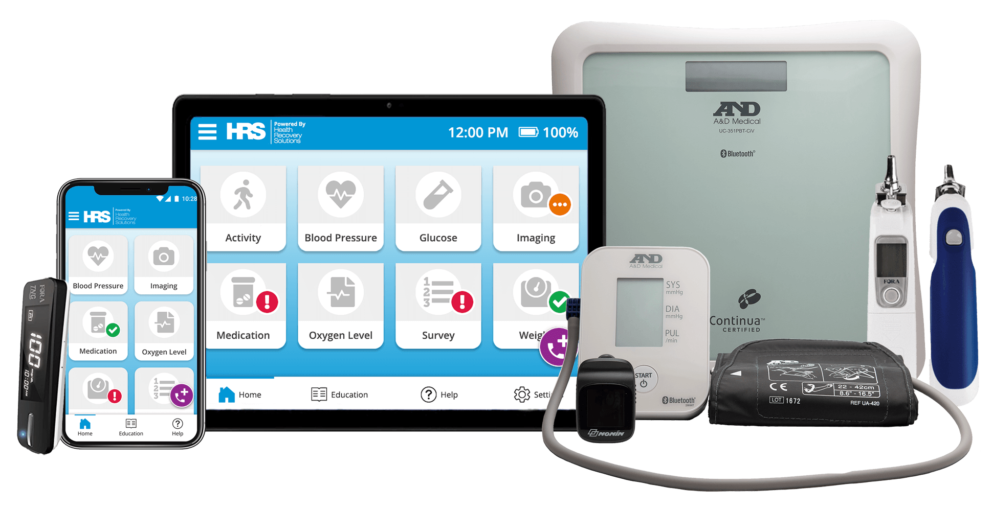 HRS telehealth and remote patient monitoring solutions